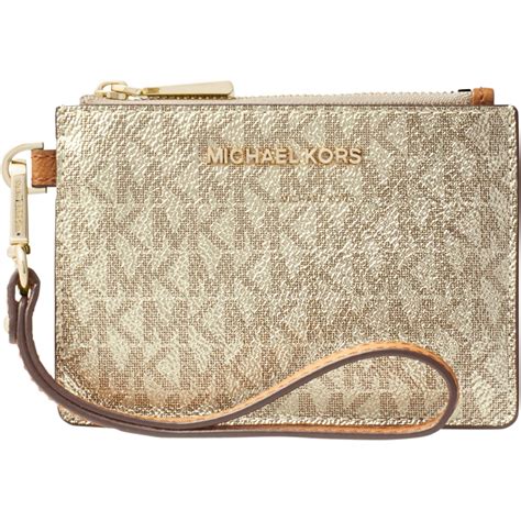 michael kors yellow coin purse wristlet|Michael Kors wristlet cheap.